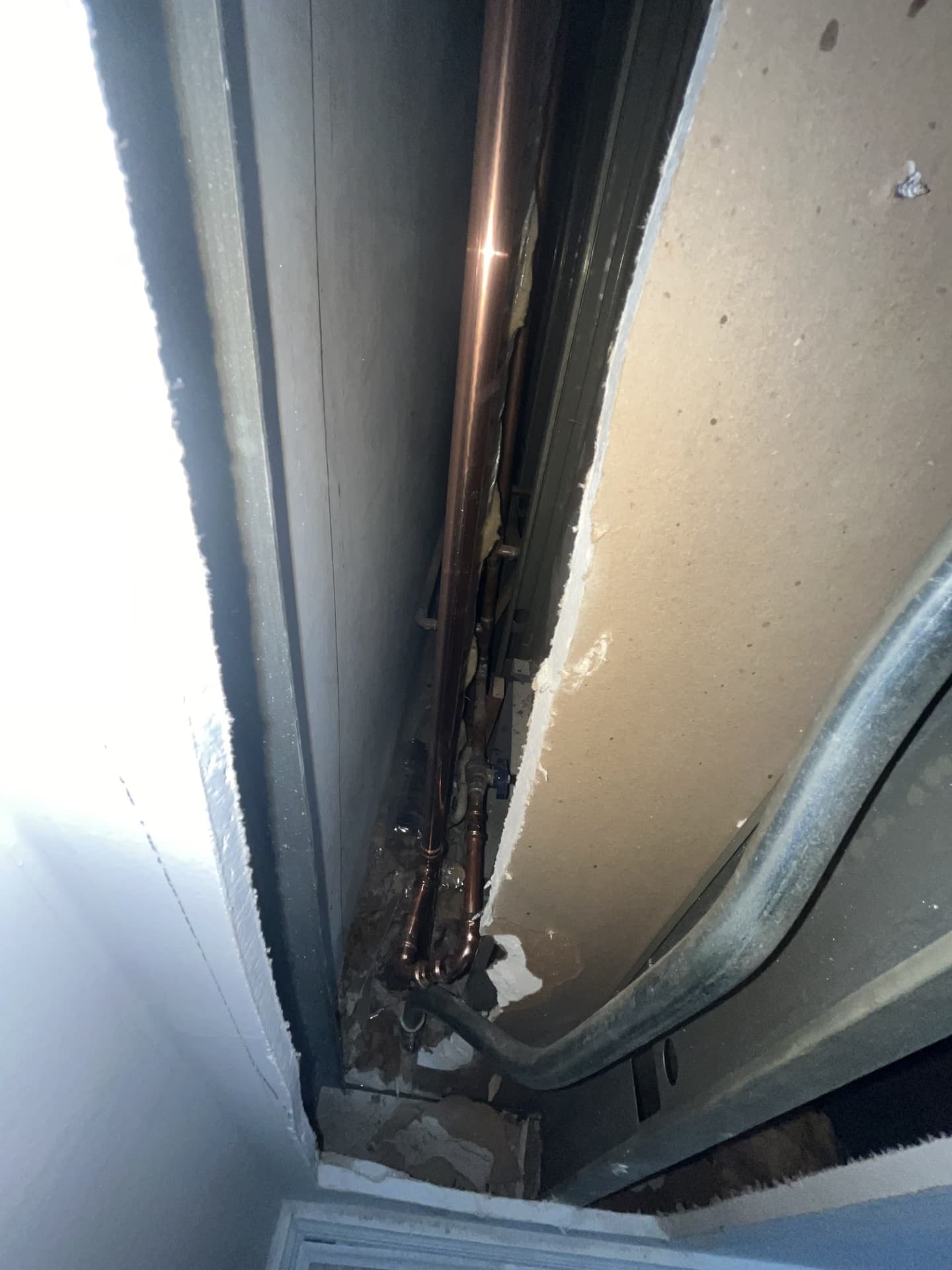 Copper pipe leak repair - FDR Plumbing, Oakville, ON