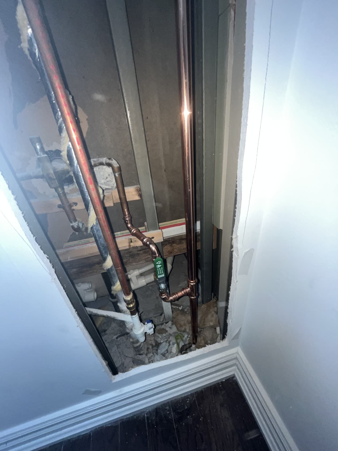 Copper pipe rough-in - FDR Plumbing, Halton Hills, ON